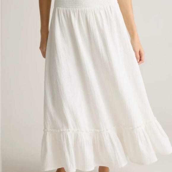 Quince White Gauze Maxi Skirt - Picture 2 of 4